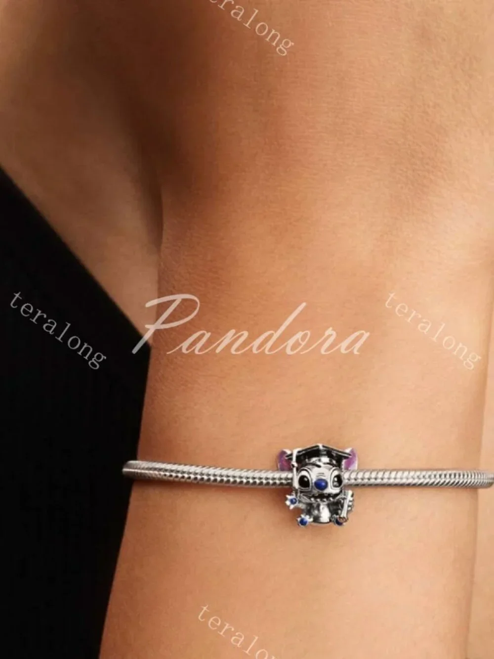 Pandora Disney Stitch Graduation Charm